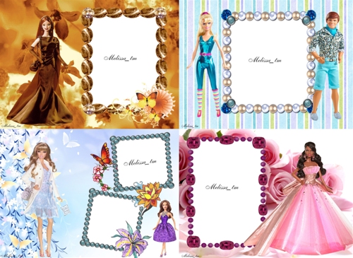 wallpaper of barbie girl. Photoframes for Girls quot;Barbiequot;