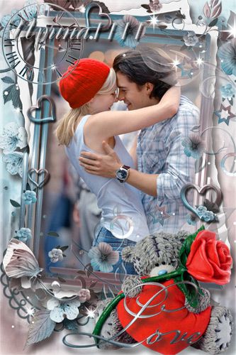 Frame for Photoshop - A Time for Love