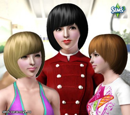 причёски - The Sims 3: женские прически.  - Страница 35 Eda1d3c5d07e28d136412b82dfab98cd
