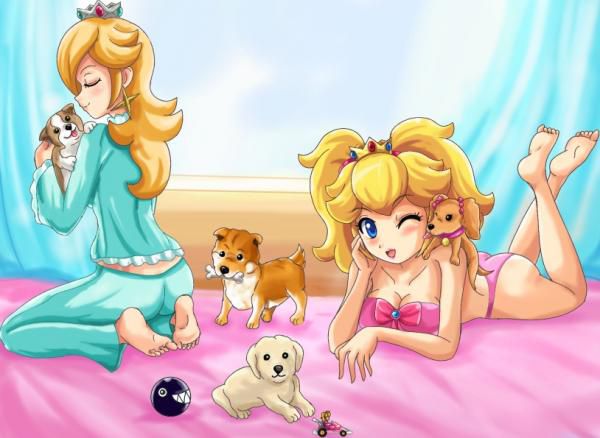 El Mejor Hentai de Princess Peach, Daisy y Rosalina