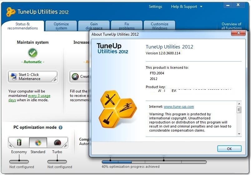 Tuneup Utilities 2007 Keygen Download