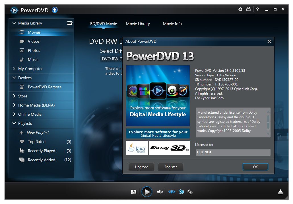 Cyberlink power dvd ultra 11.0.0.2114.53 uk nlt release