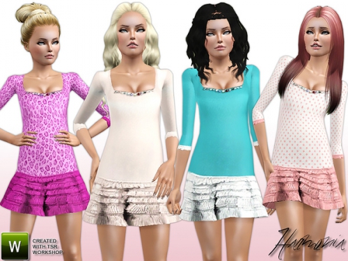 The Sims 3: Одежда для подростков девушек. - Страница 7 95bec12c62bd16ed53101f55419889aa