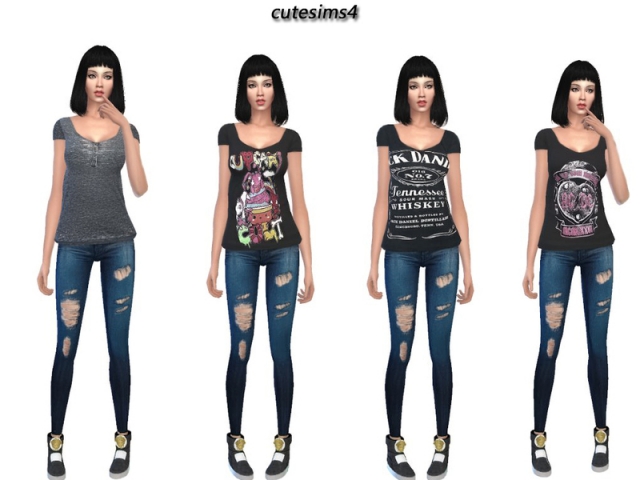 Sims 2 Downloads Rocker Clothes