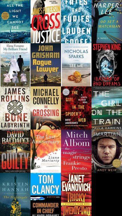 New York Times Fiction Best Sellers [19 eBooks][EPUB]