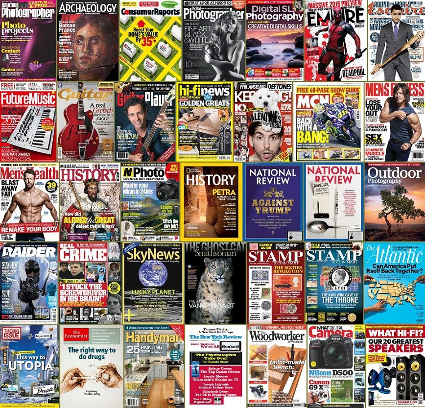 Assorted Magazines Bundle - February 12 2016 (True PDF)