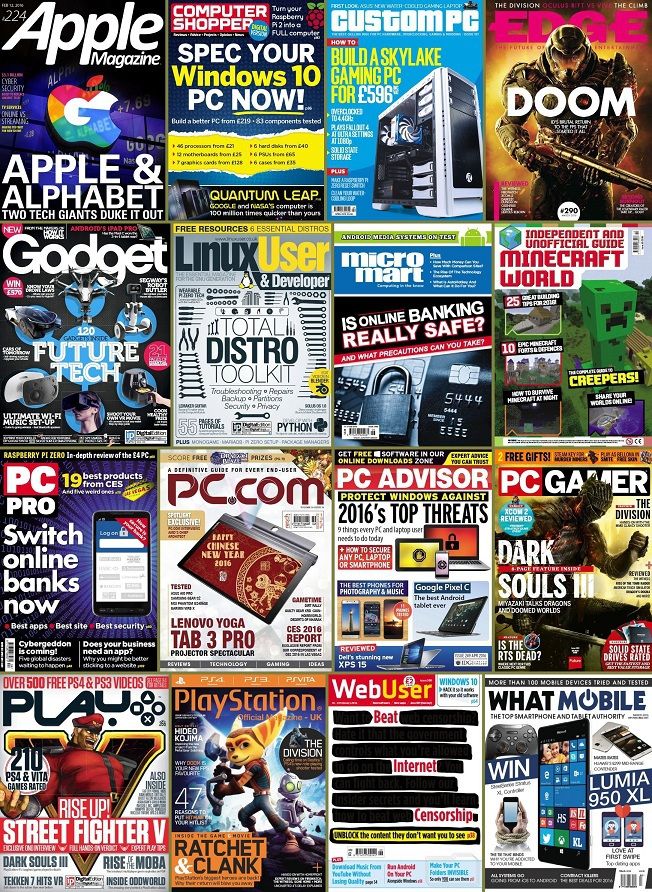 Computer Gadget & Gamer Bundle - February 12 2016 (True PDF)