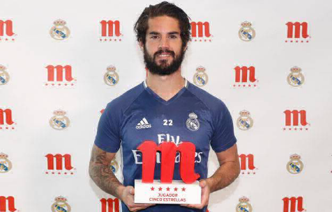 Иско признан лучшим игроком "Мадрида" в сезоне