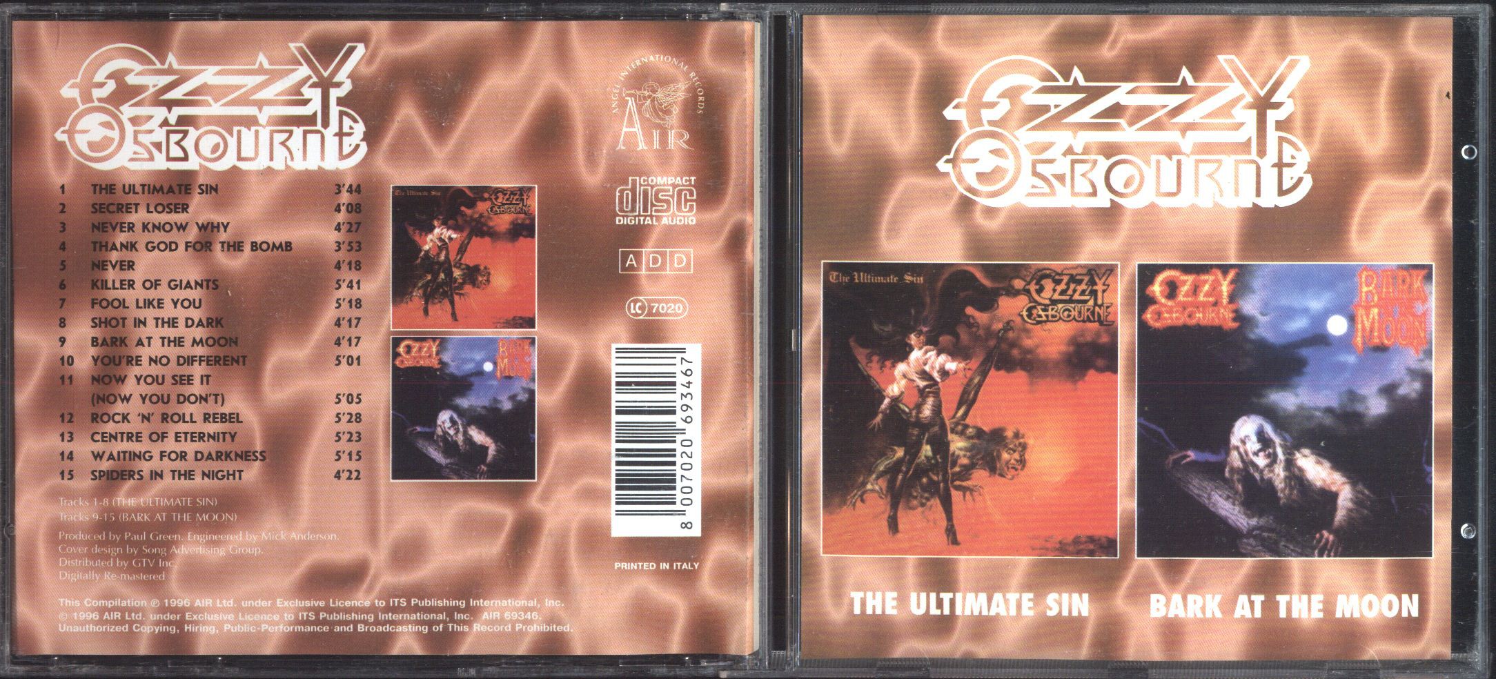 ultimate sin by ozzy osbourne