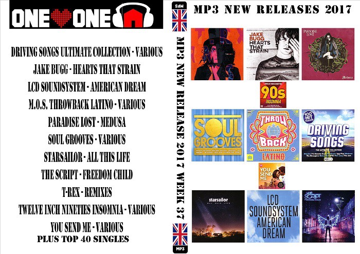 MP3 New Releases Week 37 2017 MP3 New Releases Week 37 2017