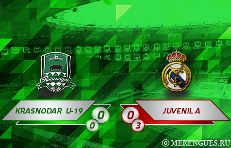 FC Krasnodar U-19 - Real Madrid Juvenil A 0:0 (0:3 по пен.)