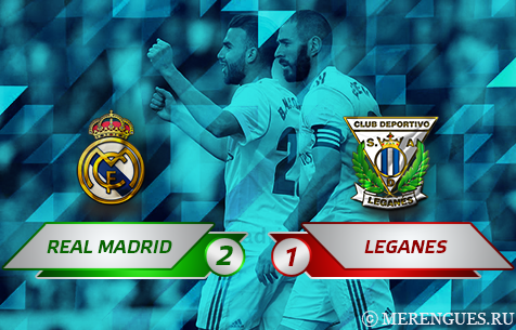 Real Madrid C.F. - CD Leganes 2:1