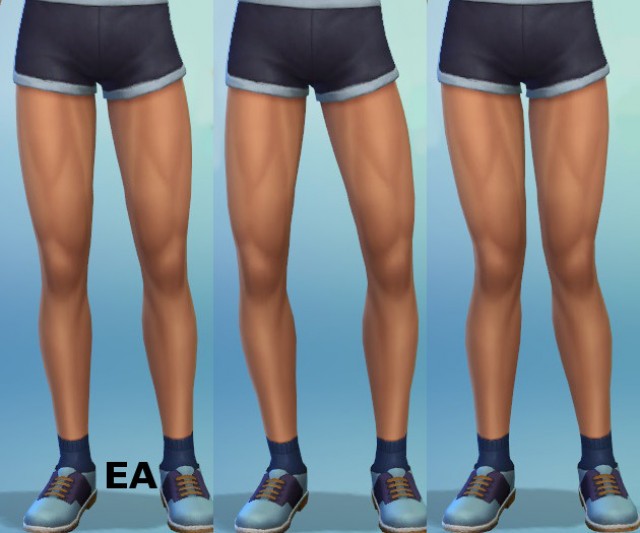 Слайдеры ног Enhanced Leg Sliders By Cmarnyc Слайдеры для Sims 4