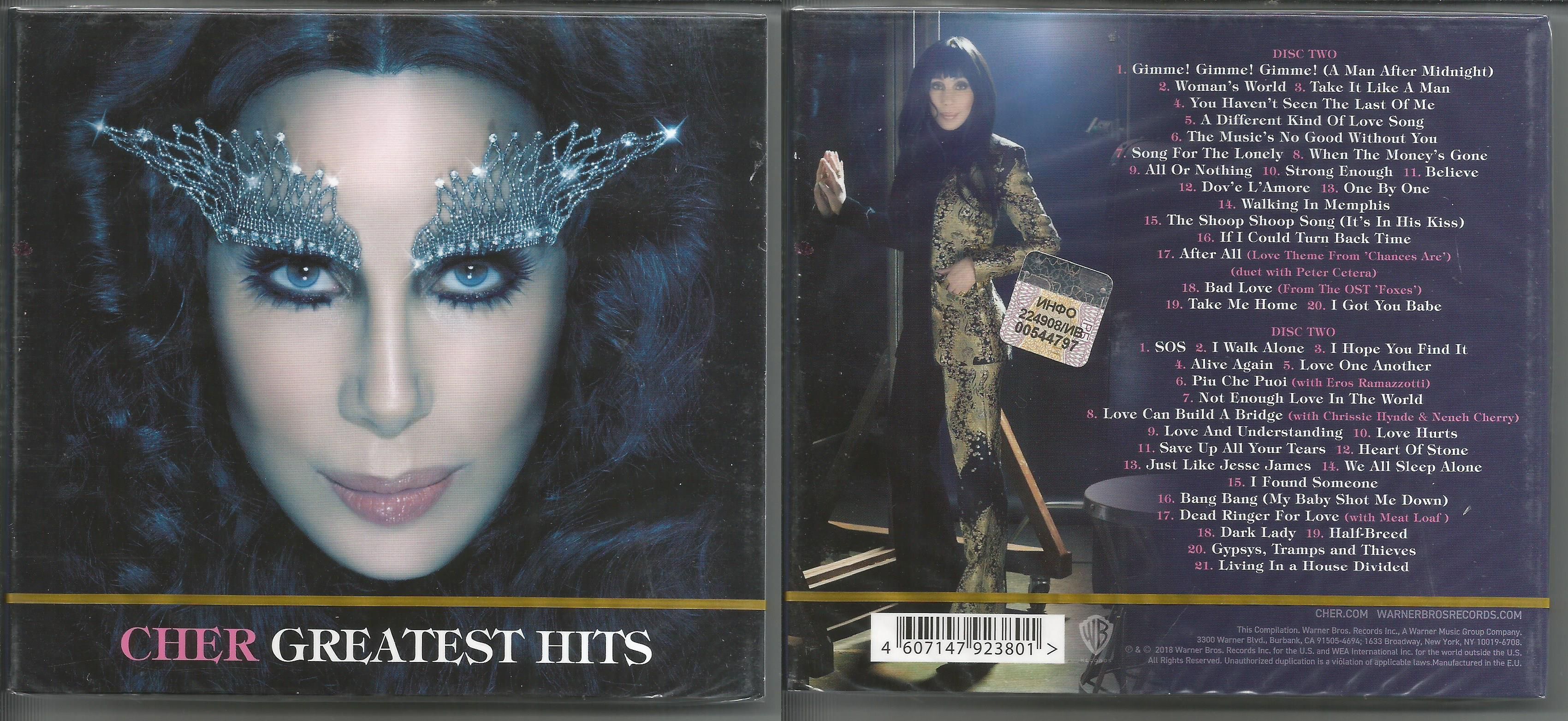 Album The Greatest Hits De Cher Sur Cdandlp