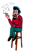 Курильщик рисунок