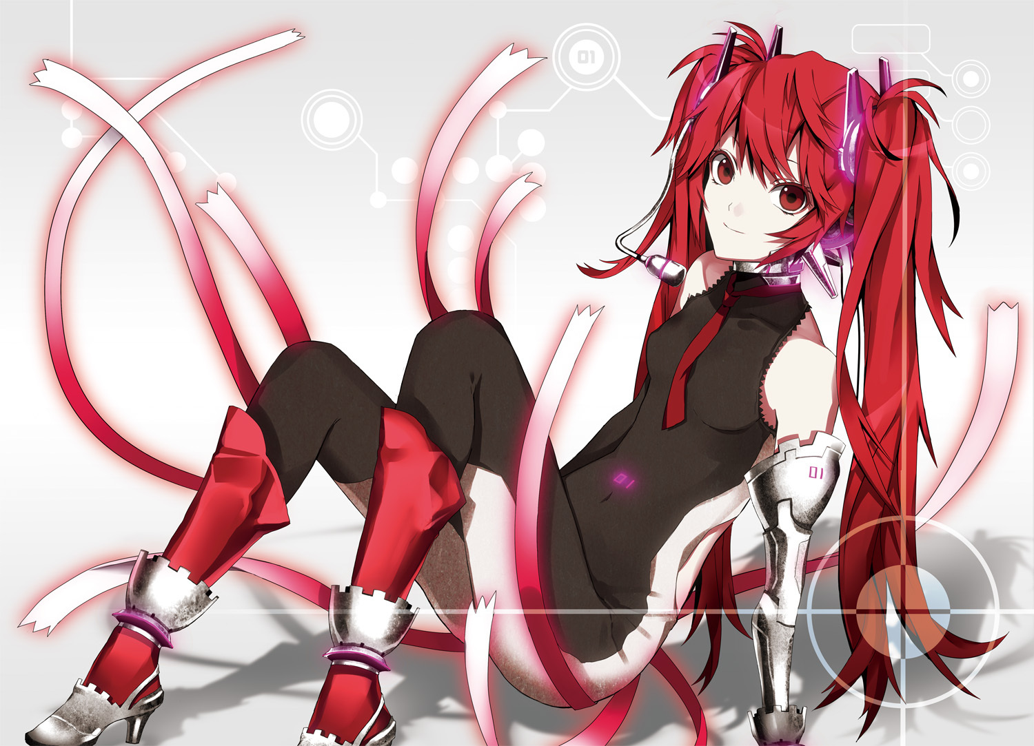 Konachan.com - 80074 hatsune_miku red_eyes red_hair vocaloid.jpg
