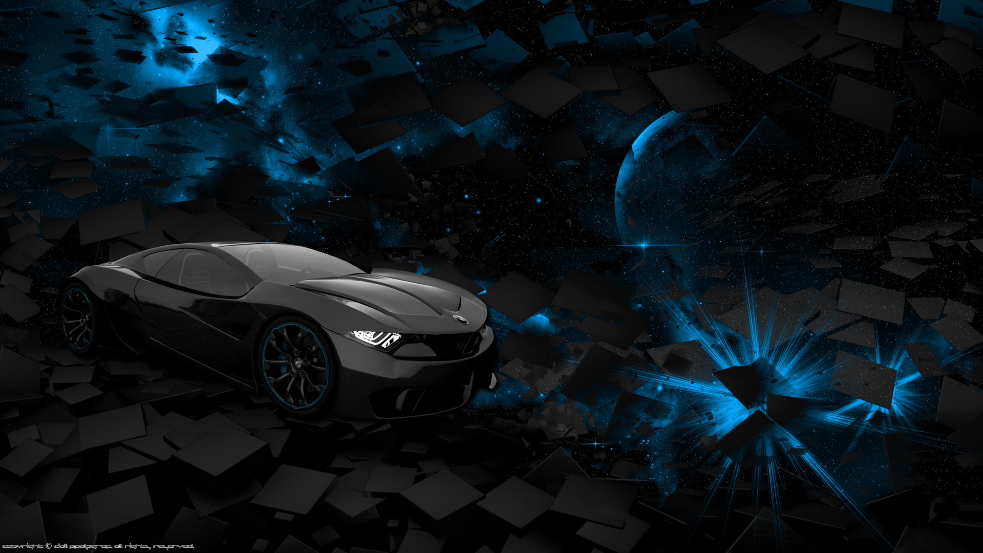 BMW GT M1 Wallpaper series- Blue-Black bmw - by Pfalzgraf 2560x1440.png