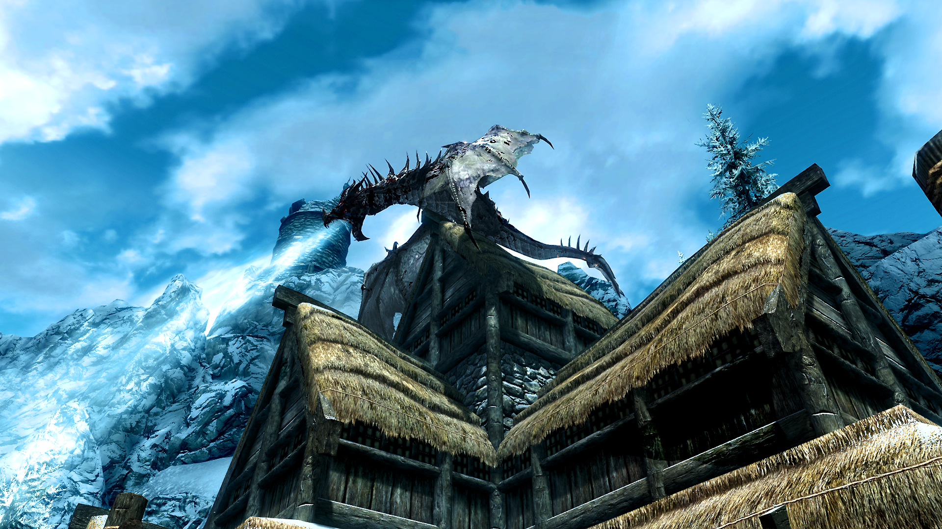 skyrim_frost_dragon_on_roof_by_micro5797-d4hs9gi.png