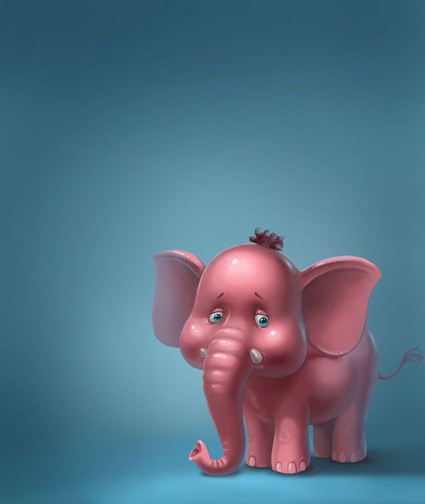 Веселый слоник. Розовый Слоник. Милый розовый Слоненок. Смешной розовый Слоненок.