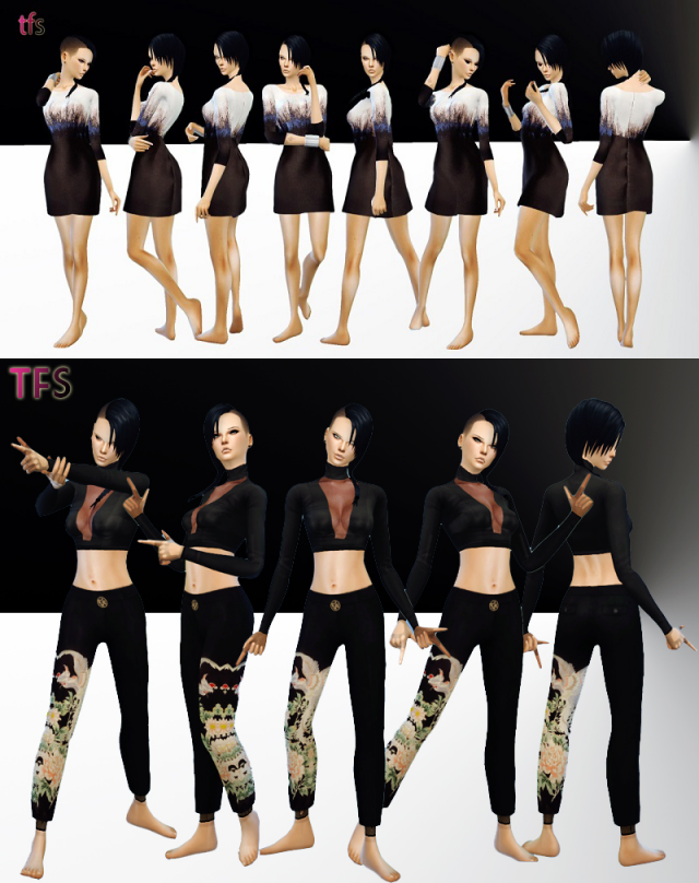 Female Poses Pack 2 by TwistedFate Sims. 