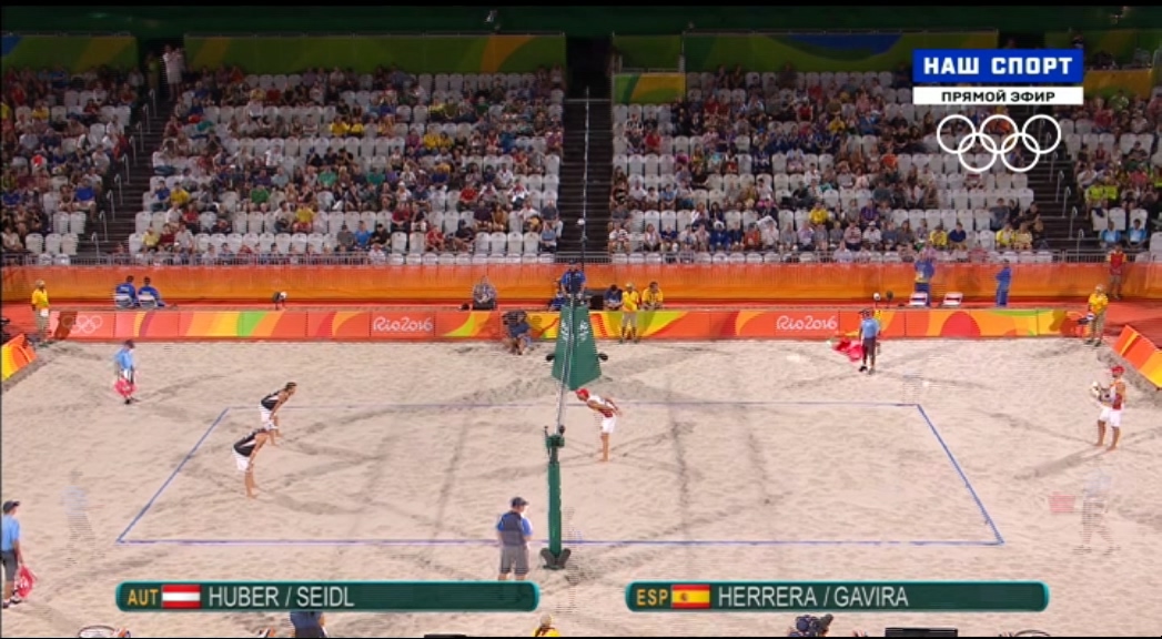 XXXI Летние Олимпийские Игры 2016  Пляжный волейбол  Мужчины  Группа F  1-й тур  Испания - Австрия  Матч! Наш Спорт.ts_20160807_152833.640.jpg