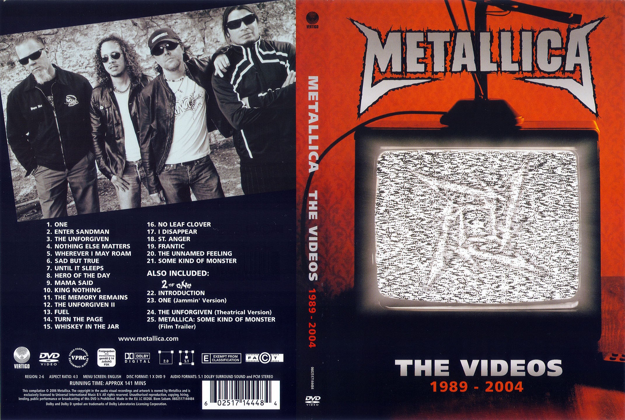 Metallica no leaf clover. DVD обложка Metallica - the Videos. The Videos 1989–2004 Metallica. Metallica. The Videos 1989-2004 (DVD). Металлика 1989.