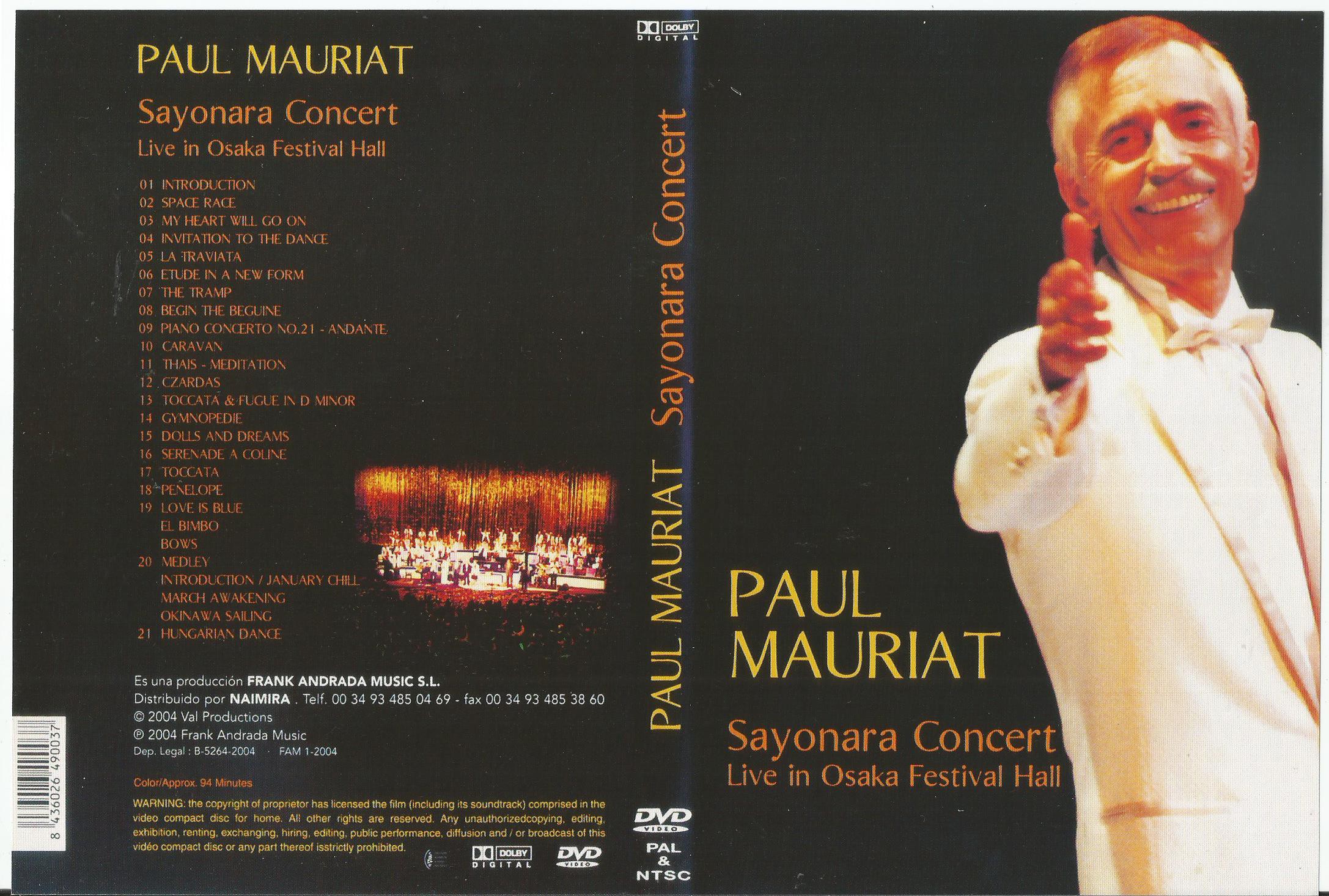 Paul Mauriat Sayonara Concert 1998