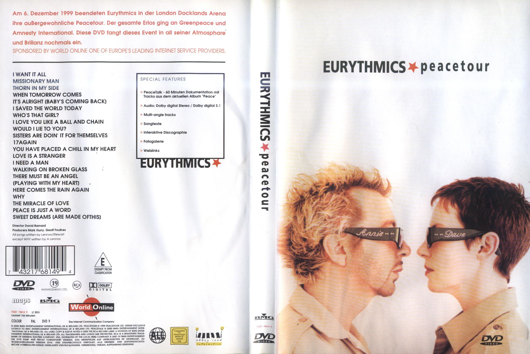 Die heart перевод. Eurythmics - 2000 - Peacetour. Roxette vs Eurythmics. Eurythmics Peace 1999. Roxette DVD.