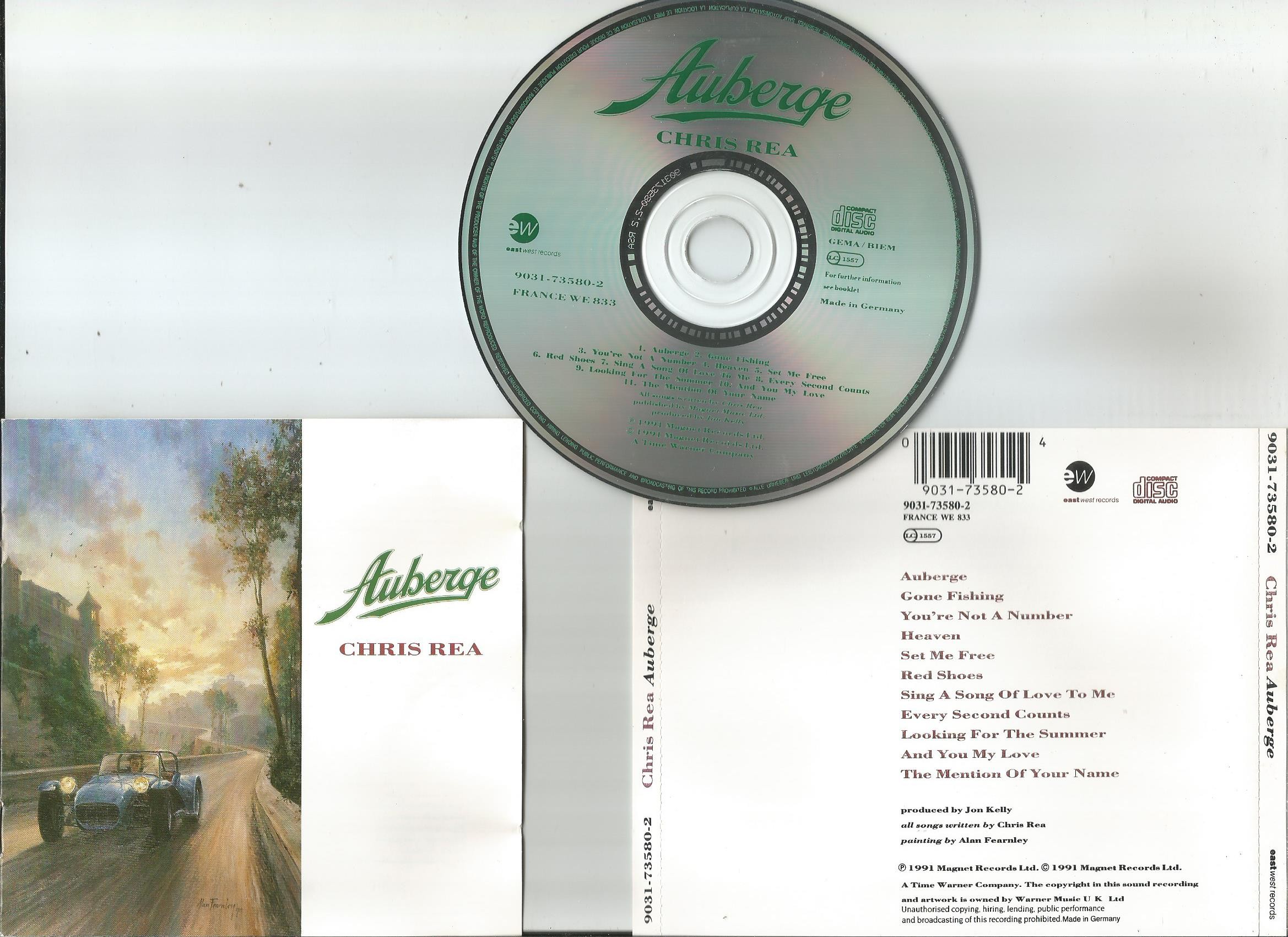 Chris rea auberge. Chris Rea Auberge 1991. Chris Rea Auberge обложка. Chris Rea Auberge диск 1991. Обложки к CD Chris Rea - Auberge.