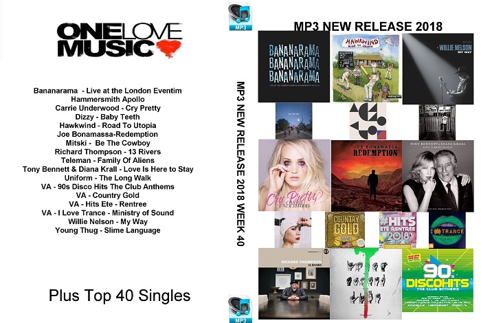 MP3 NEW RELEASES 2018 WEEK 40