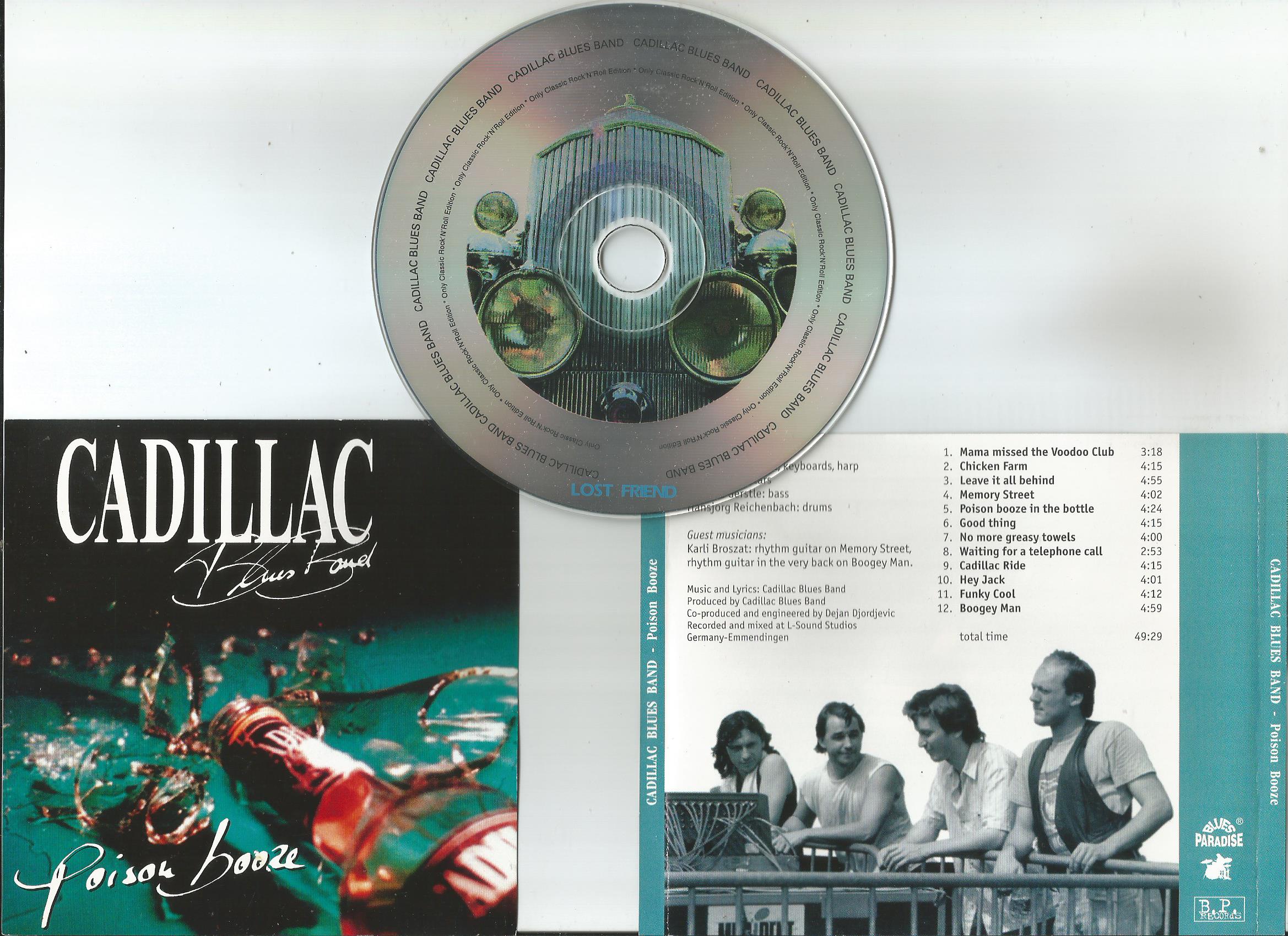 CADILLAC BLUES BAND - Poison Booze - Disque CD