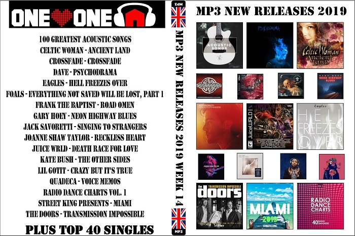 MP3 NEW RELEASES 2019 WEEK 14 MP3 NEW RELEASES 2019 WEEK 14