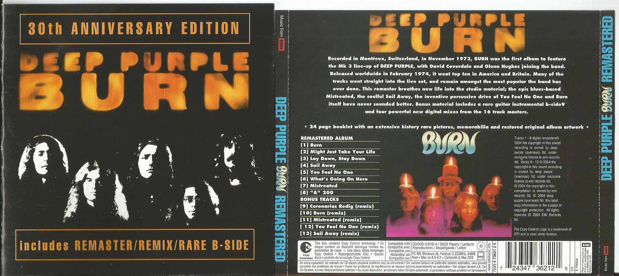 Deep purple burn 1974 фото