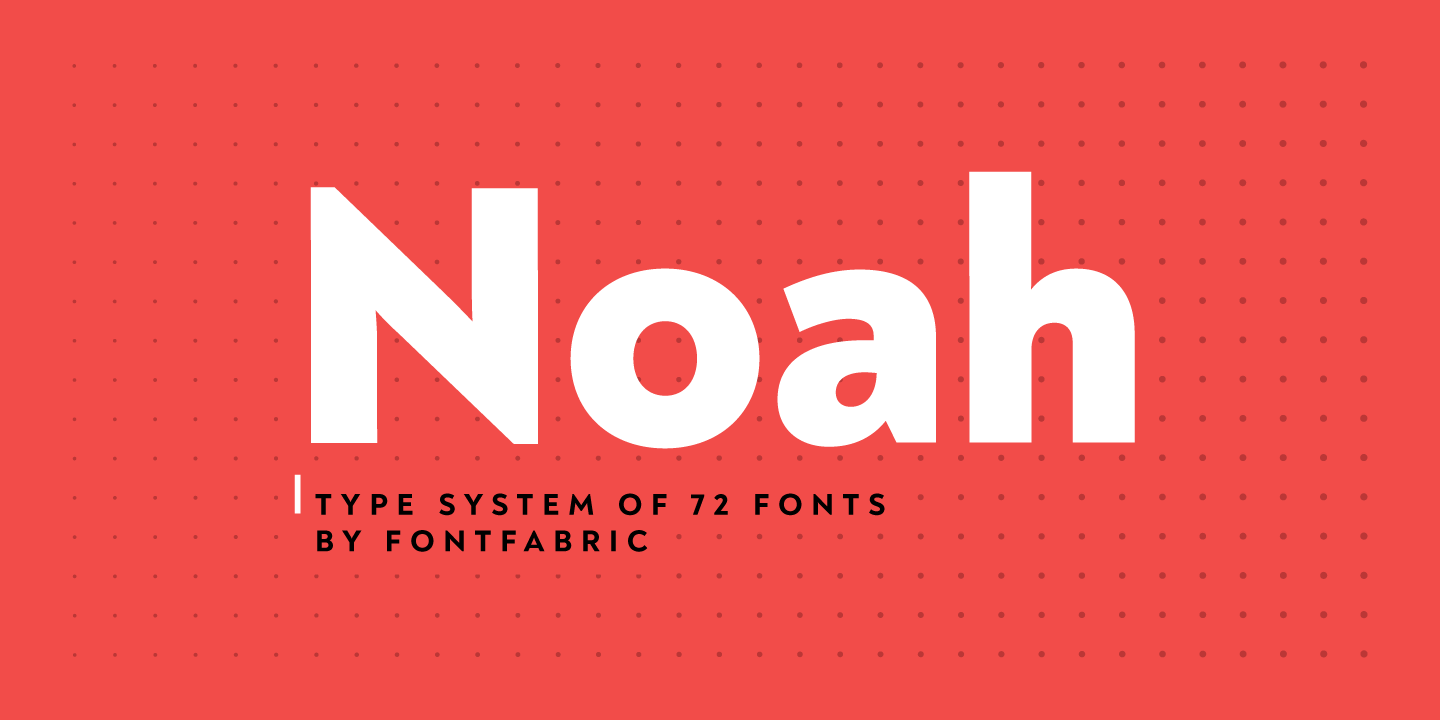 Шрифт Noah