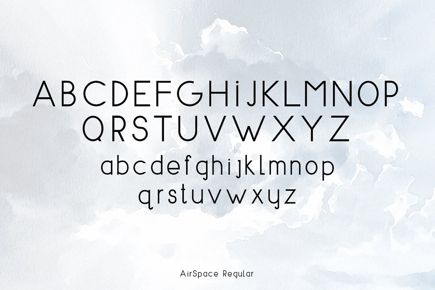  AIRSPACE Minimal Sans Serif