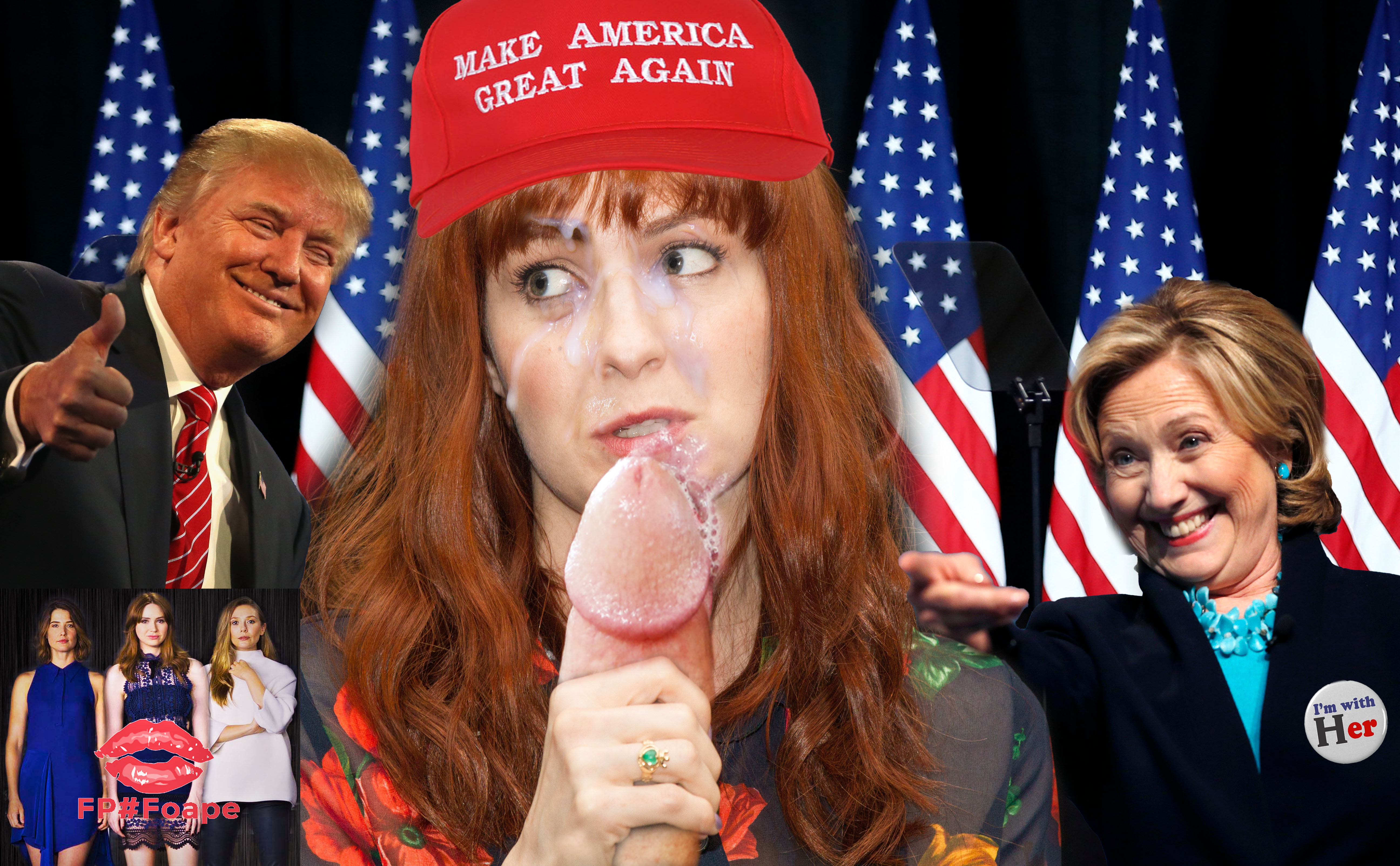 2500612 - Cobie_Smulders Donald_Trump Elizabeth_Olsen Felicia_Day Hillary_C...