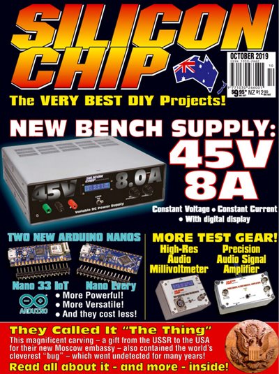 Silicon Chip №10 (October 2019)