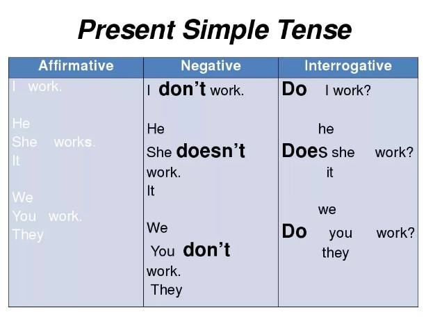 Present Simple Tense