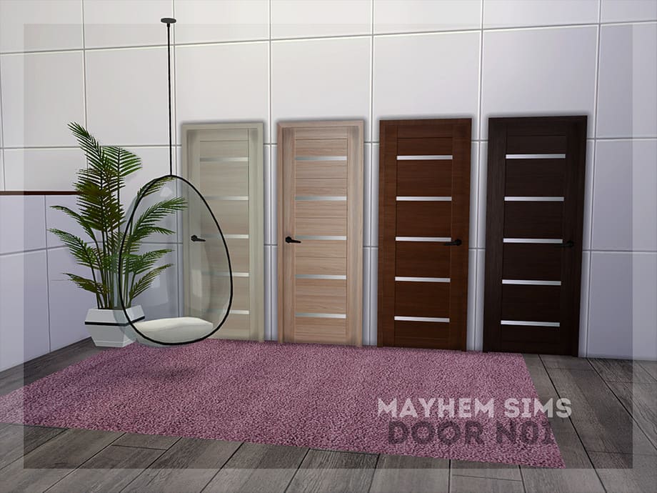Двери от mayhem-sims для Симс 4