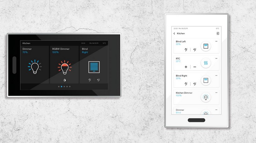 Сенсорное устройство для управления умным домом KNX