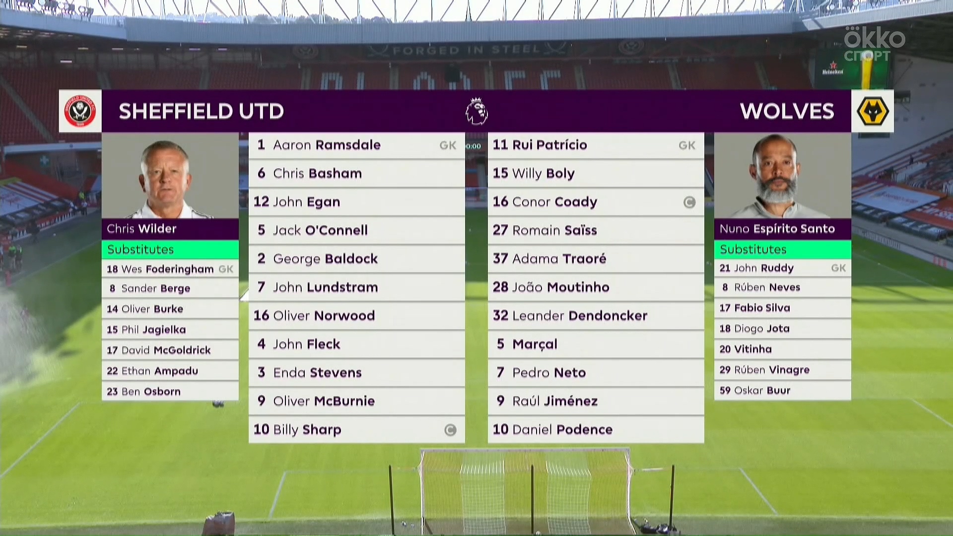 Чемпионат Англии 2020-2021 1-й тур Шеффилд Юнайтед - Вулверхэмптон Okko Спорт.mkv_20200917_200629.262.jpg