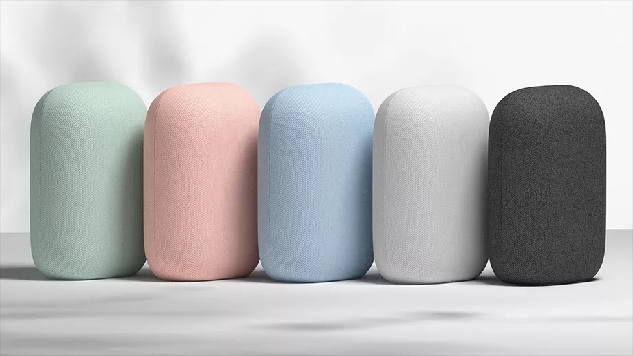 Цветовые решения, доступные для Nest Audio