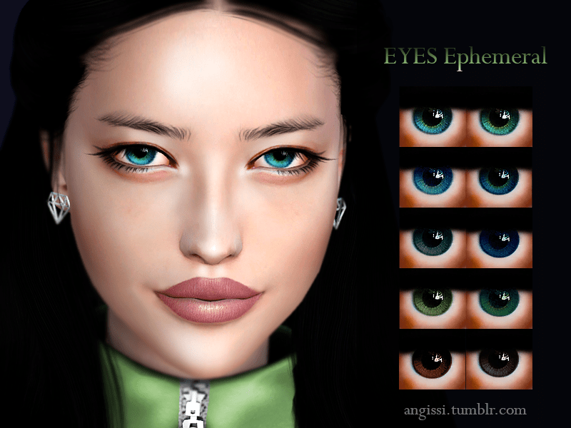 Глаза Ephemeral от ANGISSI  для Симс 4