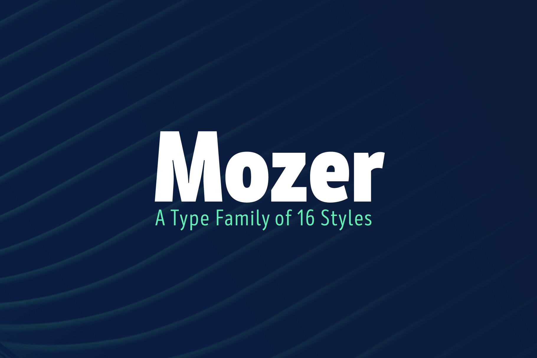 Шрифт Mozer