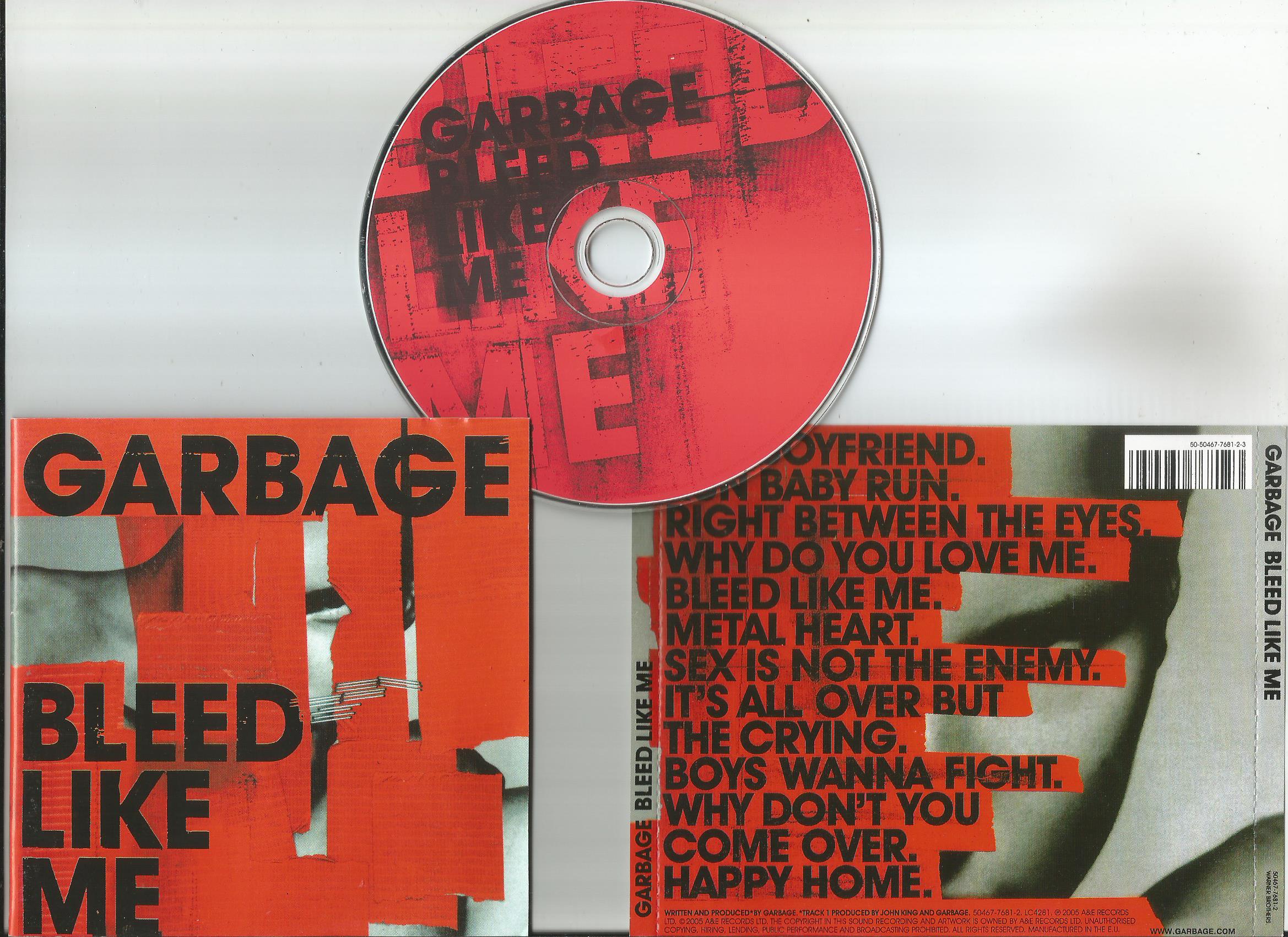 Garbage Bleed like me (Vinyl Records, LP, CD) on CDandLP