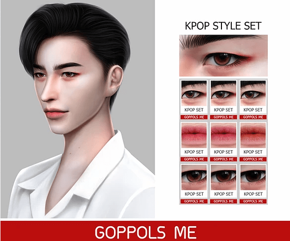 Корейский сет Kpop Style Set от GPME  для Симс 4