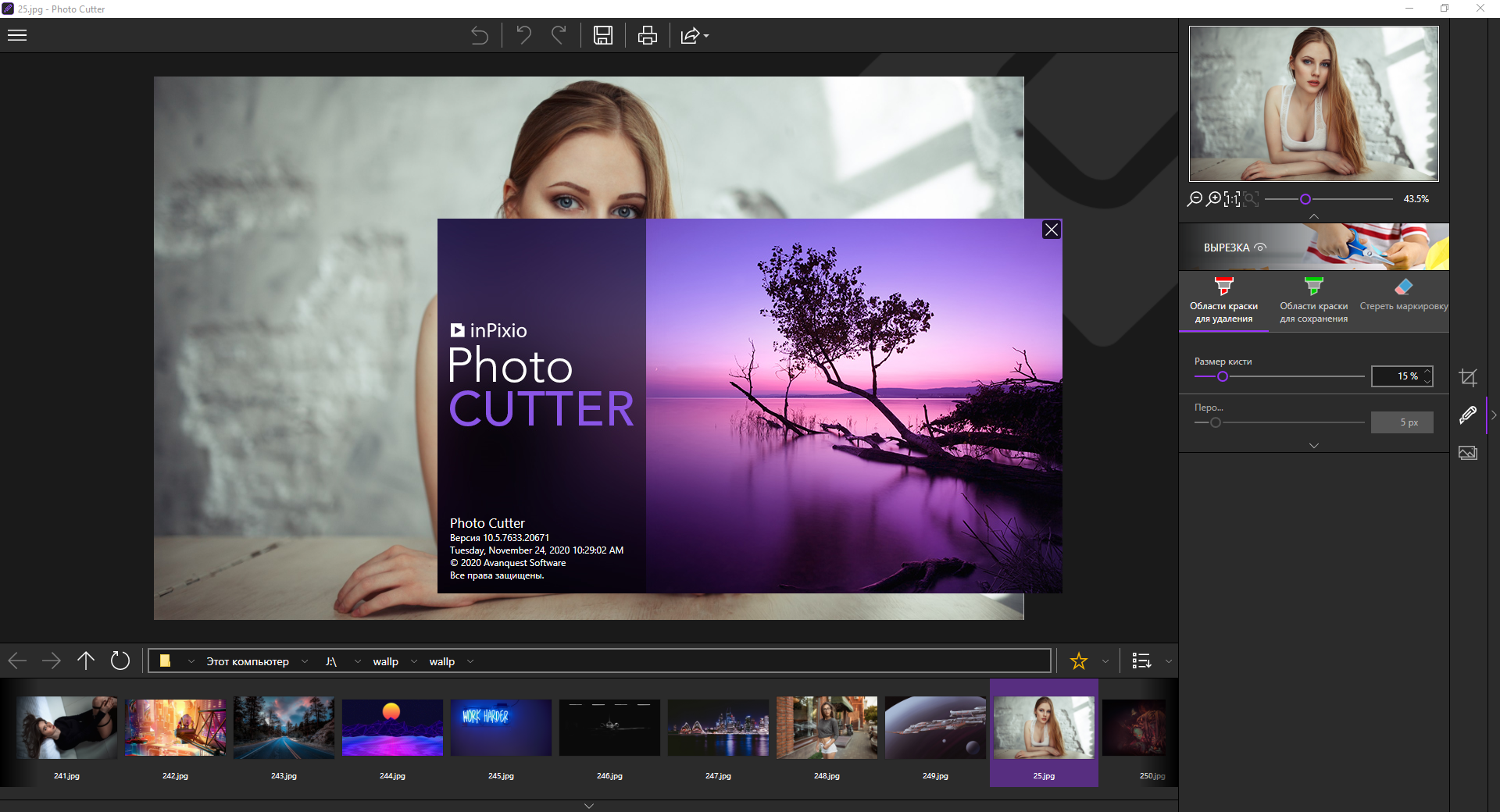 inPixio Photo Cutter 10.5.7633 (2021) РС | RePack & Portable by TryRooM