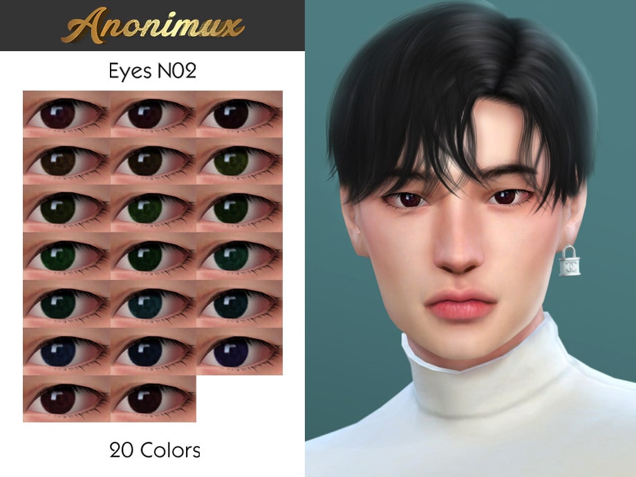 Глаза Eyes N02 от Anonimux Simmer для Симс 4