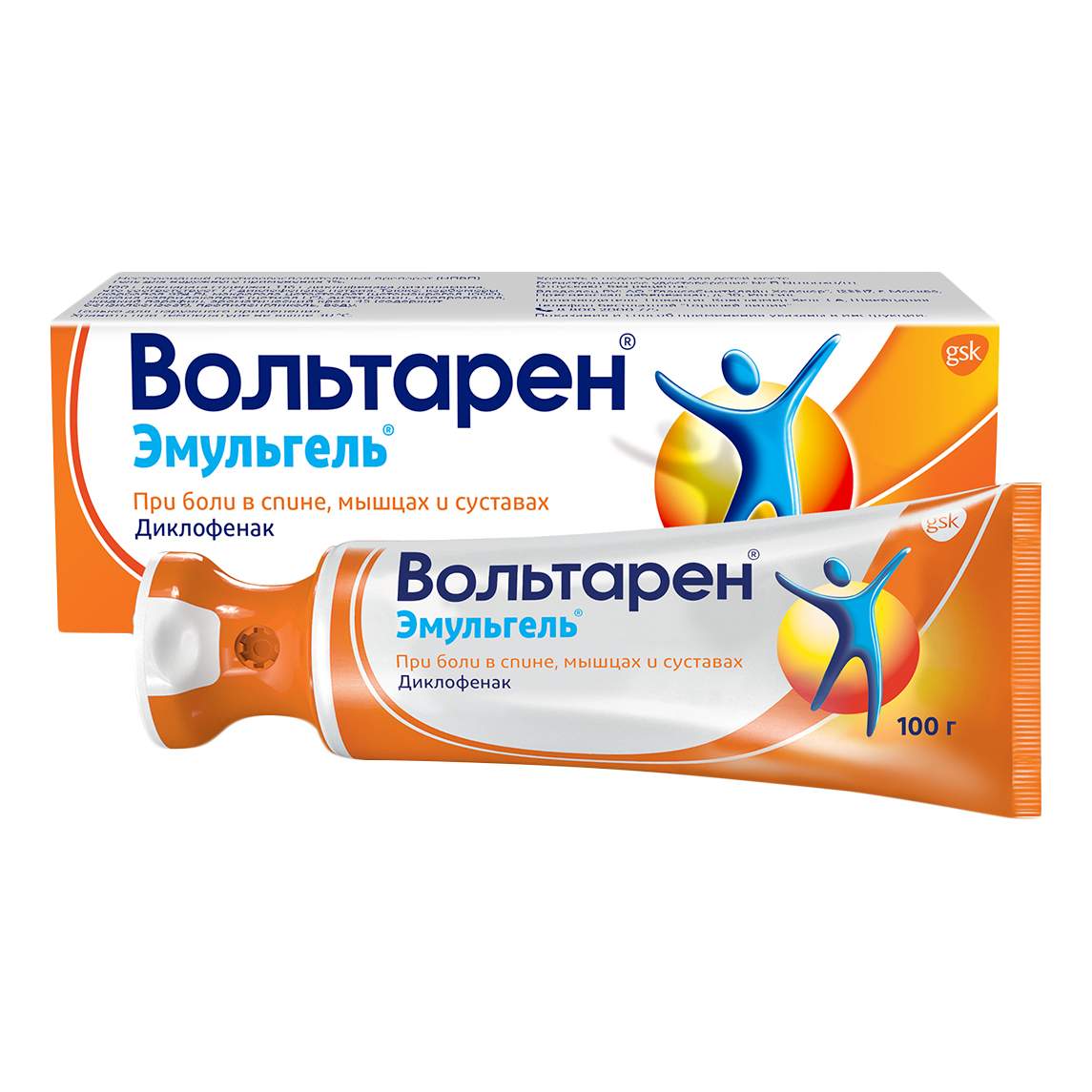 От болей в мышцах и суставах вам поможет вольтарен