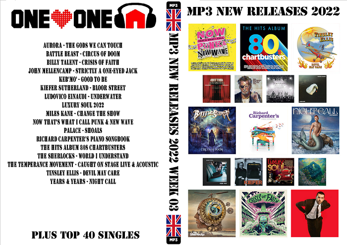 MP3 NEW RELEASES 2022 WEEK 03